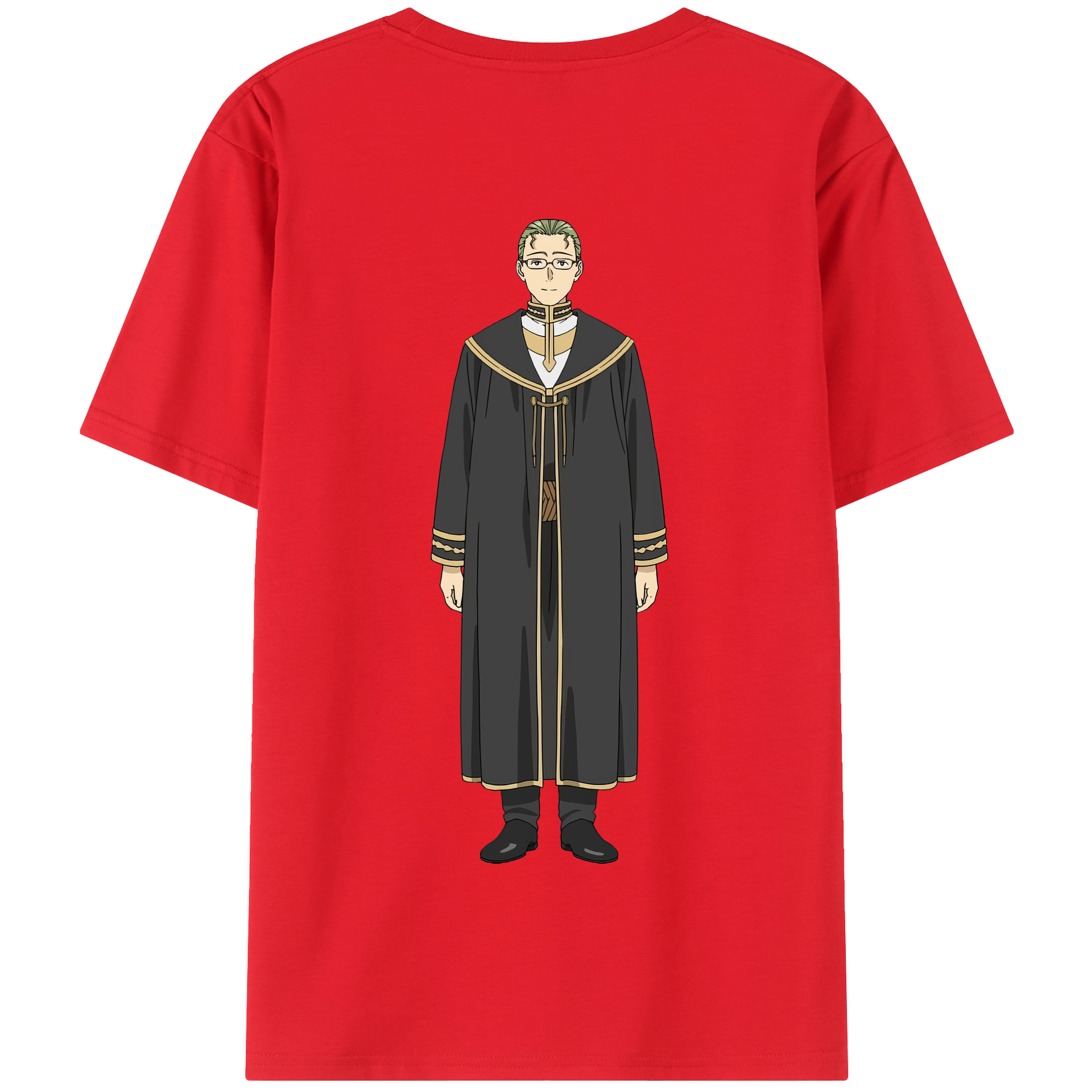 （画像用） 葬送のフリーレン Frieren 綿100％半袖Tシャツ（背面プリント）