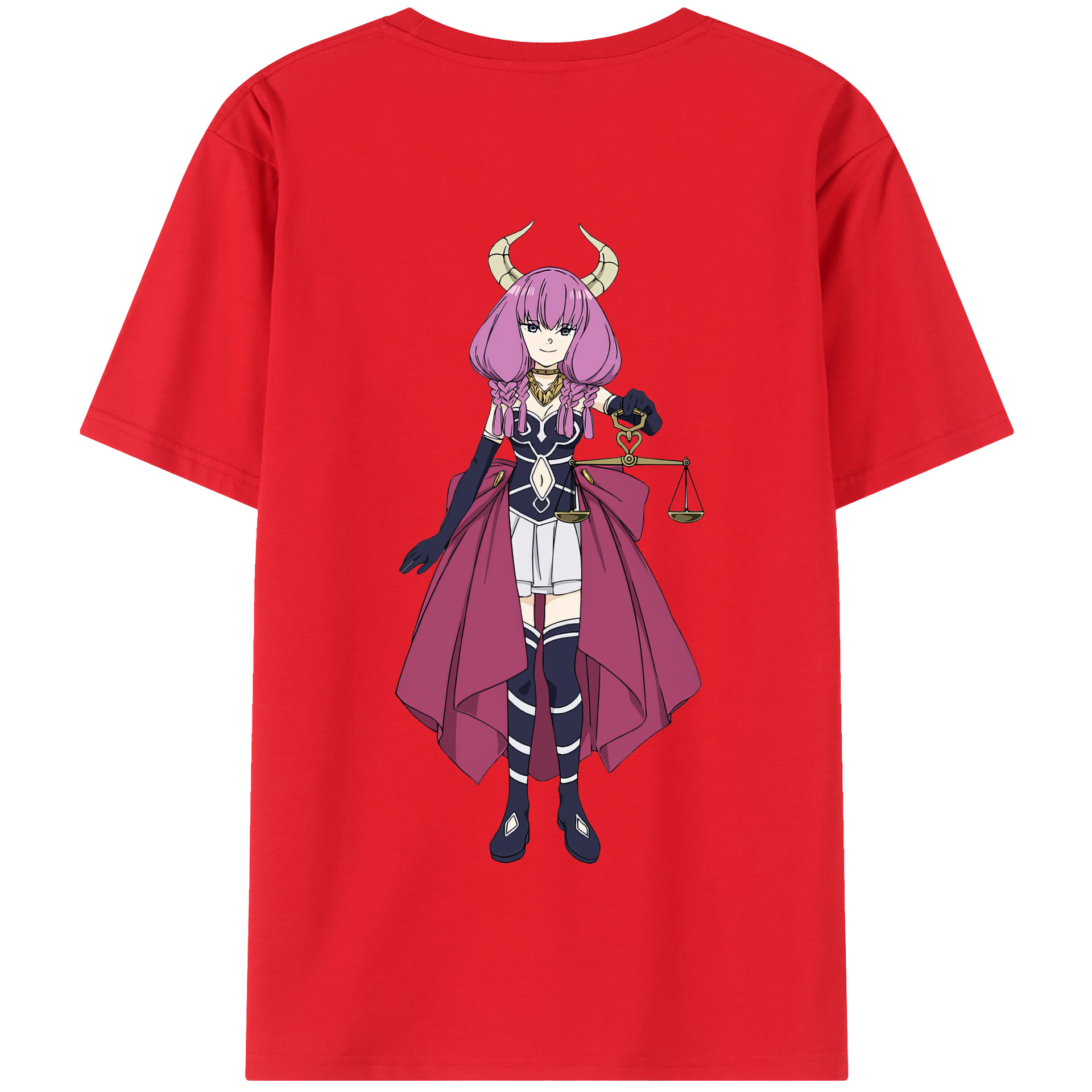 （画像用） 葬送のフリーレン Frieren 綿100％半袖Tシャツ（背面プリント）