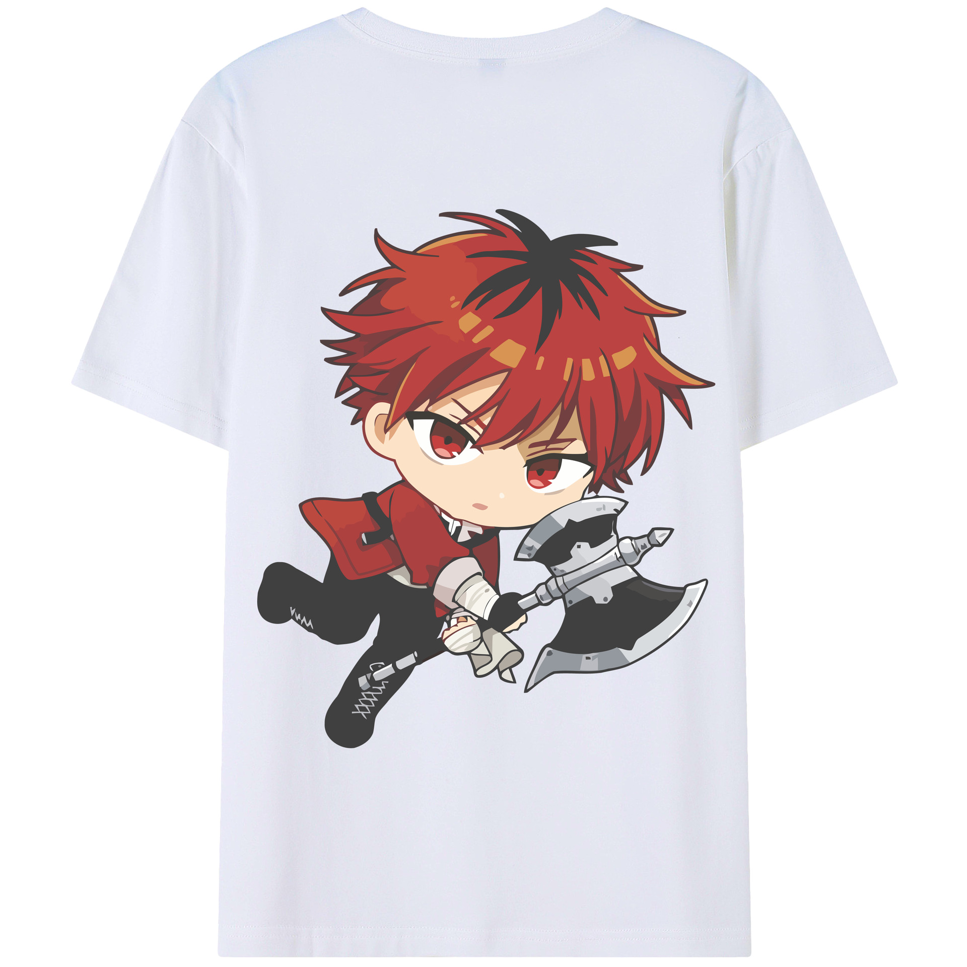 （画像用） 葬送のフリーレン Frieren 綿100％半袖Tシャツ（背面プリント）
