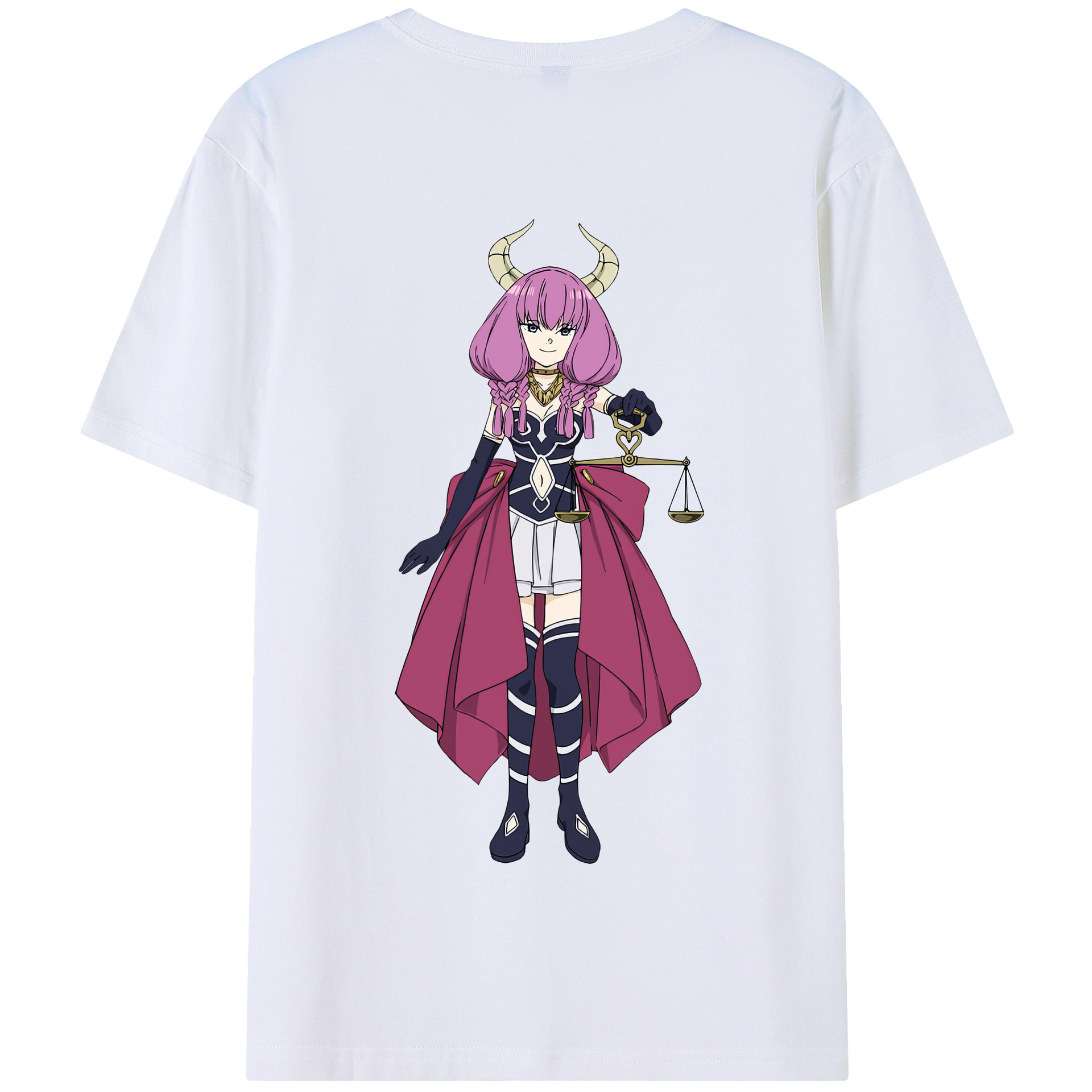 （画像用） 葬送のフリーレン Frieren 綿100％半袖Tシャツ（背面プリント）