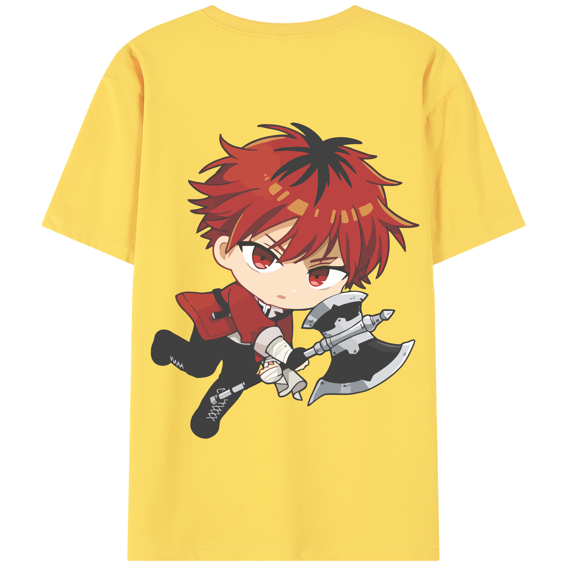 （画像用） 葬送のフリーレン Frieren 綿100％半袖Tシャツ（背面プリント）