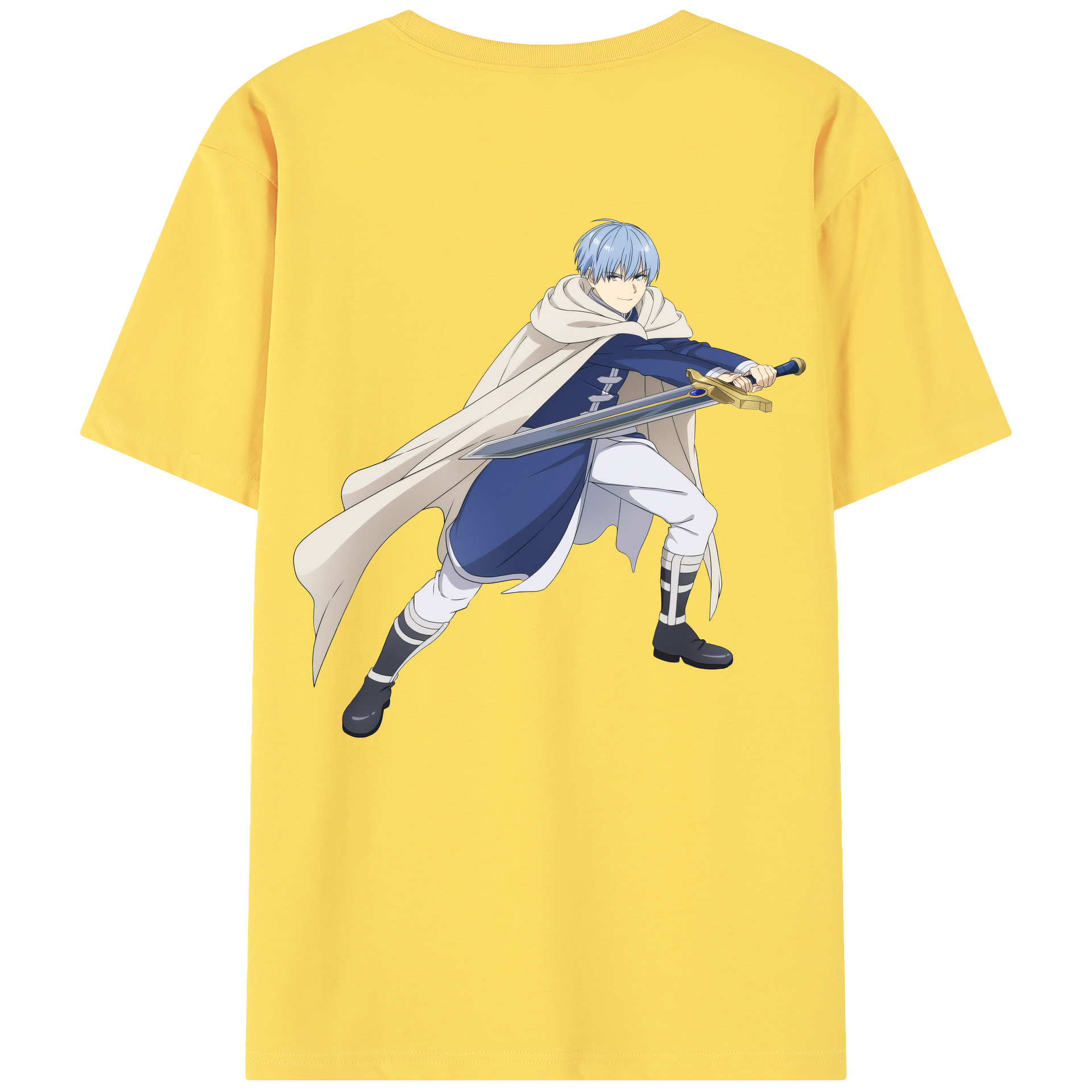 （画像用） 葬送のフリーレン Frieren 綿100％半袖Tシャツ（背面プリント）
