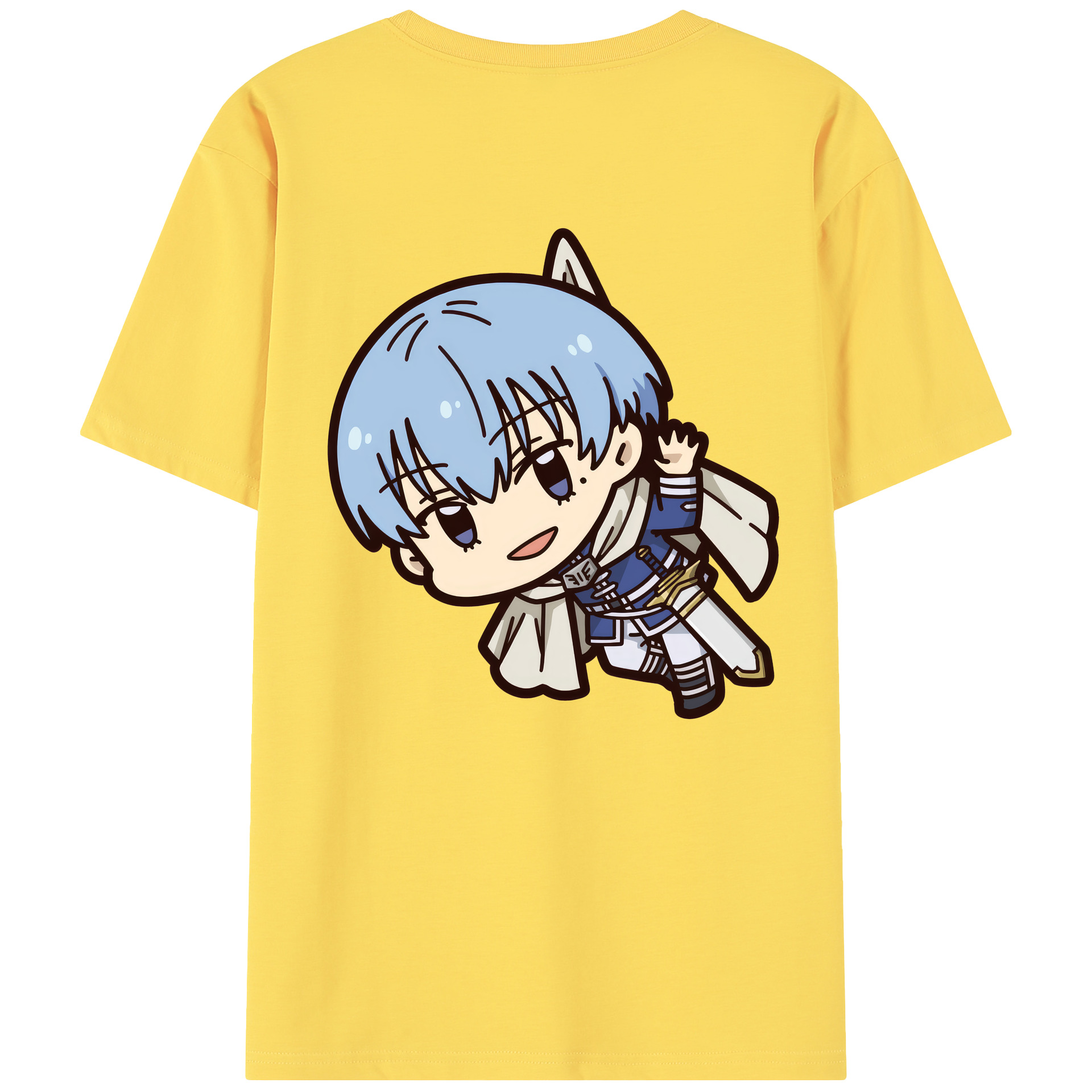 （画像用） 葬送のフリーレン Frieren 綿100％半袖Tシャツ（背面プリント）