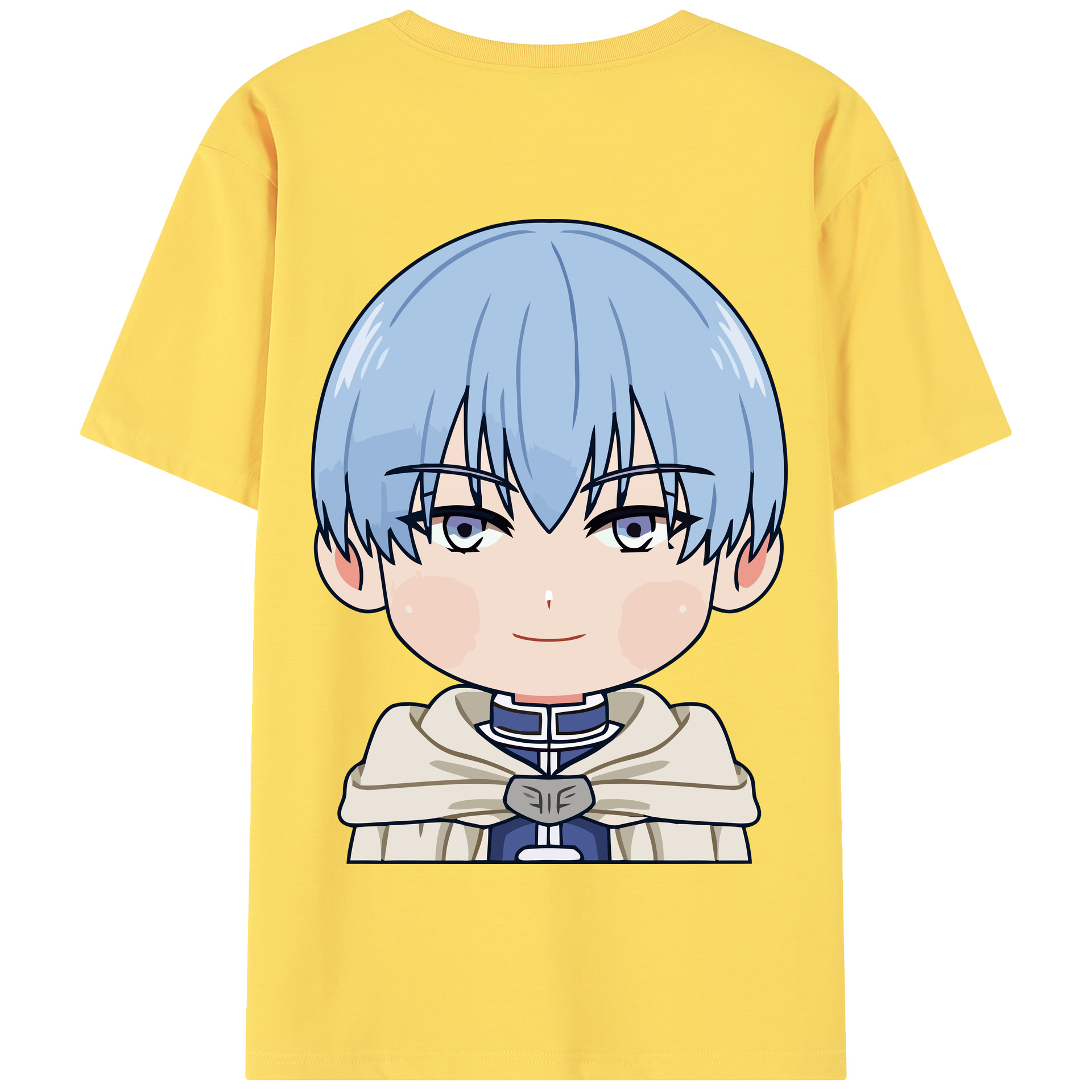 （画像用） 葬送のフリーレン Frieren 綿100％半袖Tシャツ（背面プリント）