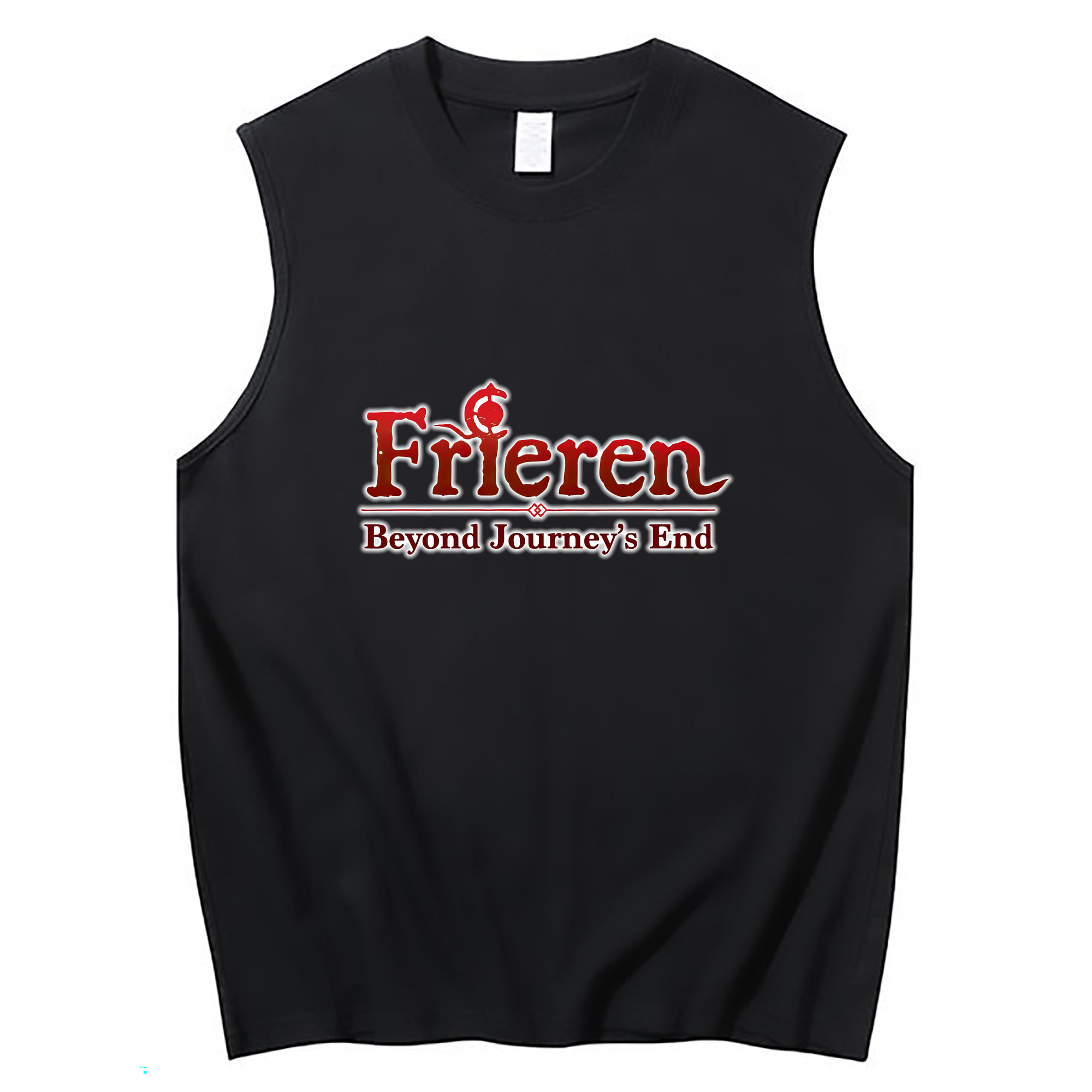 （画像用） 葬送のフリーレン Frieren コットン100％タンクトップ（フロントプリント）