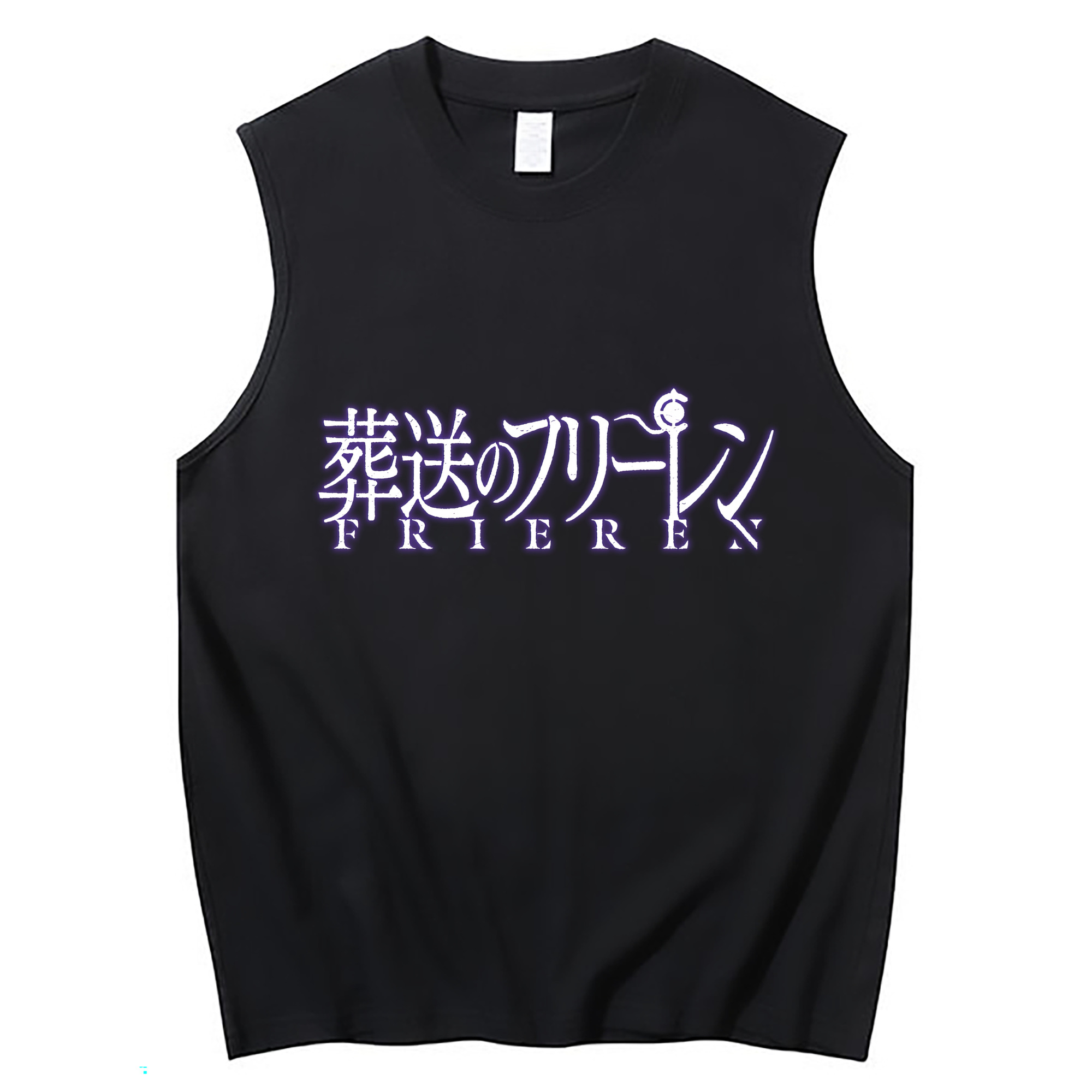 （画像用） 葬送のフリーレン Frieren コットン100％タンクトップ（フロントプリント）