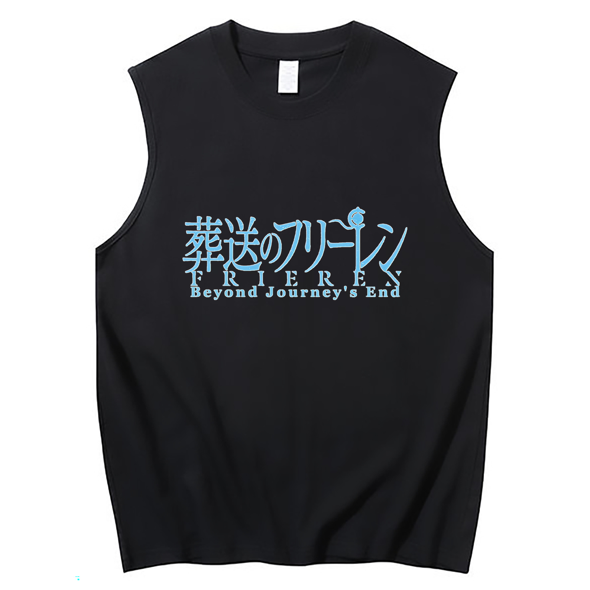 （画像用） 葬送のフリーレン Frieren コットン100％タンクトップ（フロントプリント）