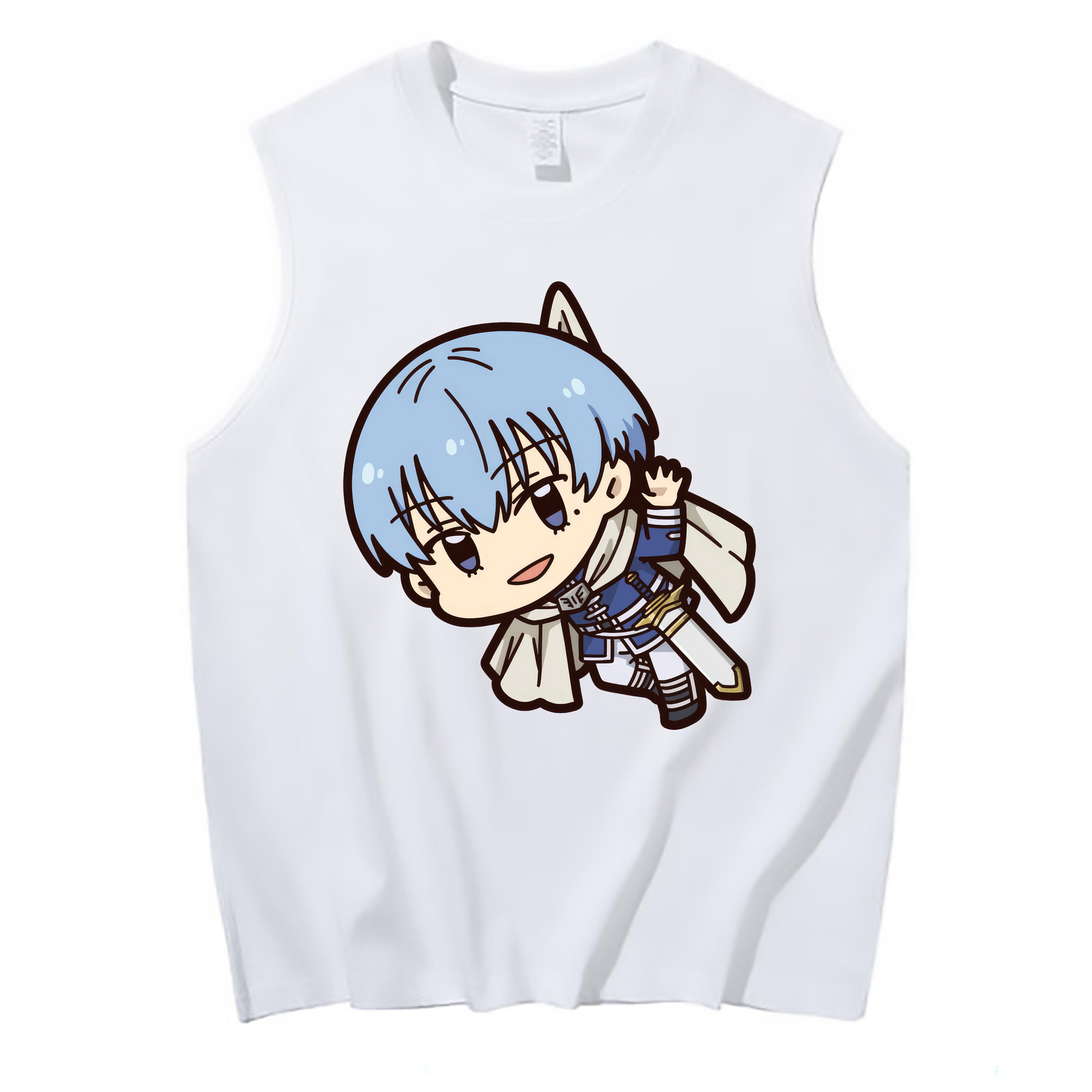 （画像用） 葬送のフリーレン Frieren コットン100％タンクトップ（フロントプリント）