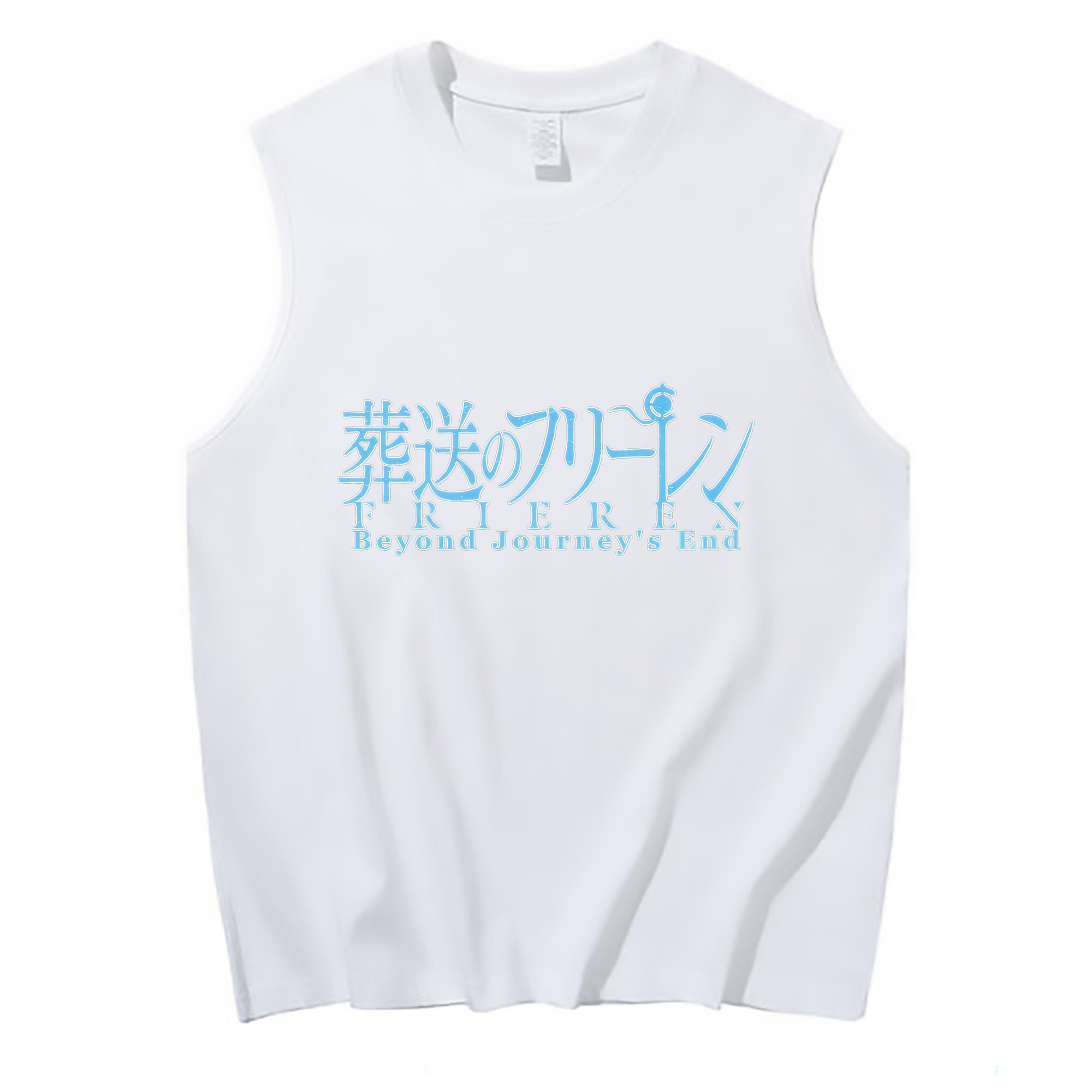 （画像用） 葬送のフリーレン Frieren コットン100％タンクトップ（フロントプリント）