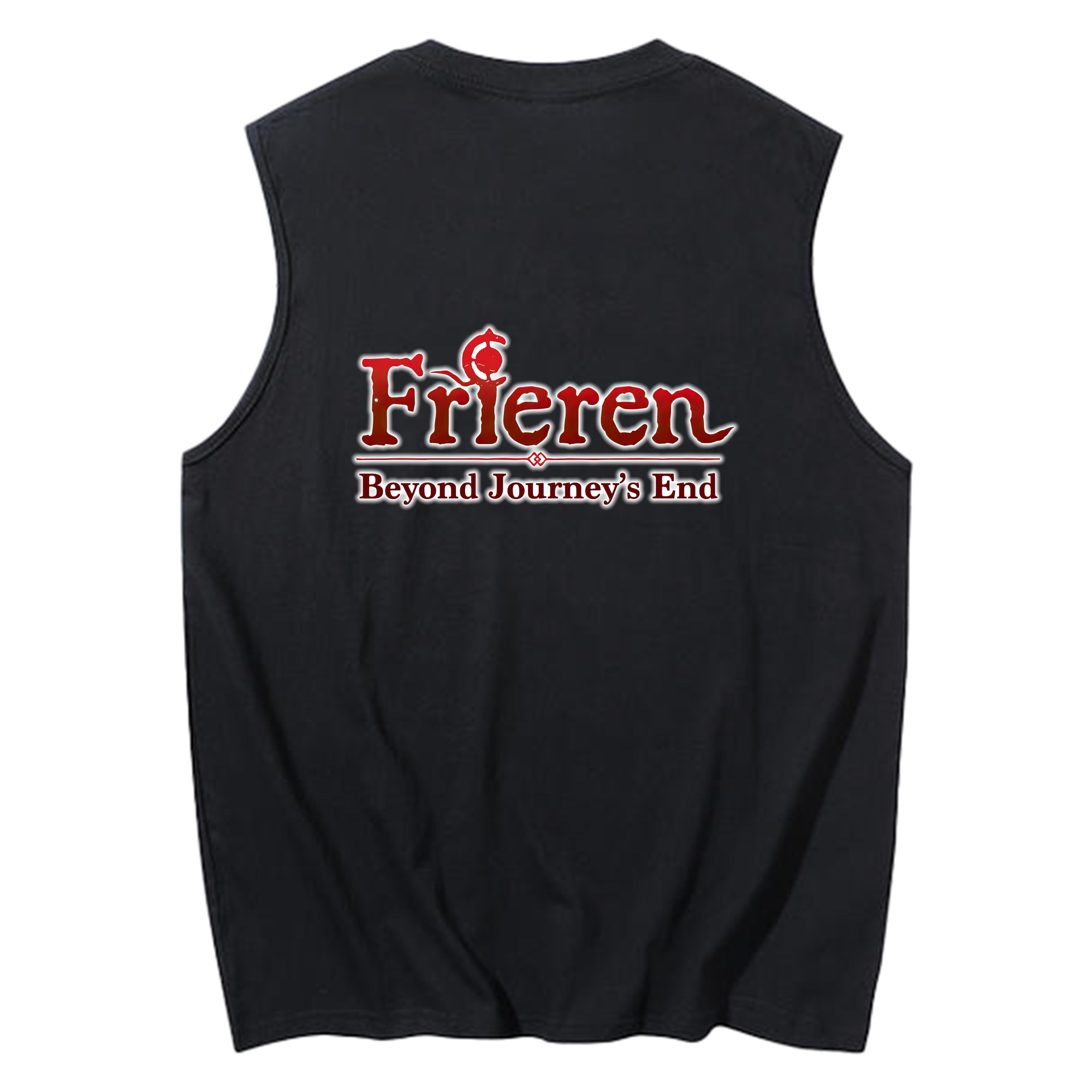 （画像用） 葬送のフリーレン Frieren コットン100％タンクトップ（背面プリント）