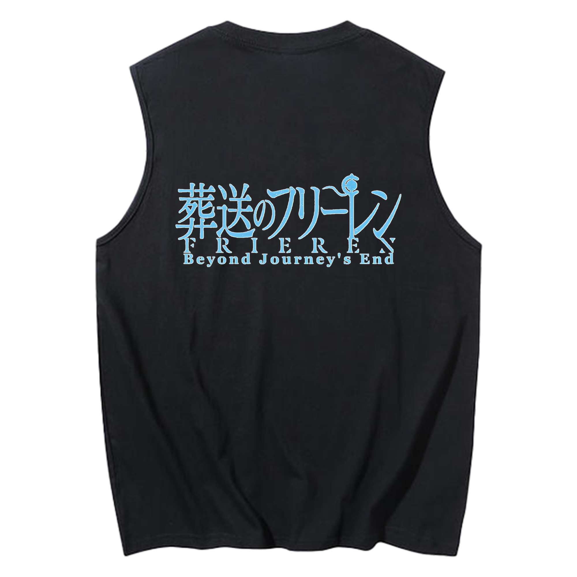 （画像用） 葬送のフリーレン Frieren コットン100％タンクトップ（背面プリント）