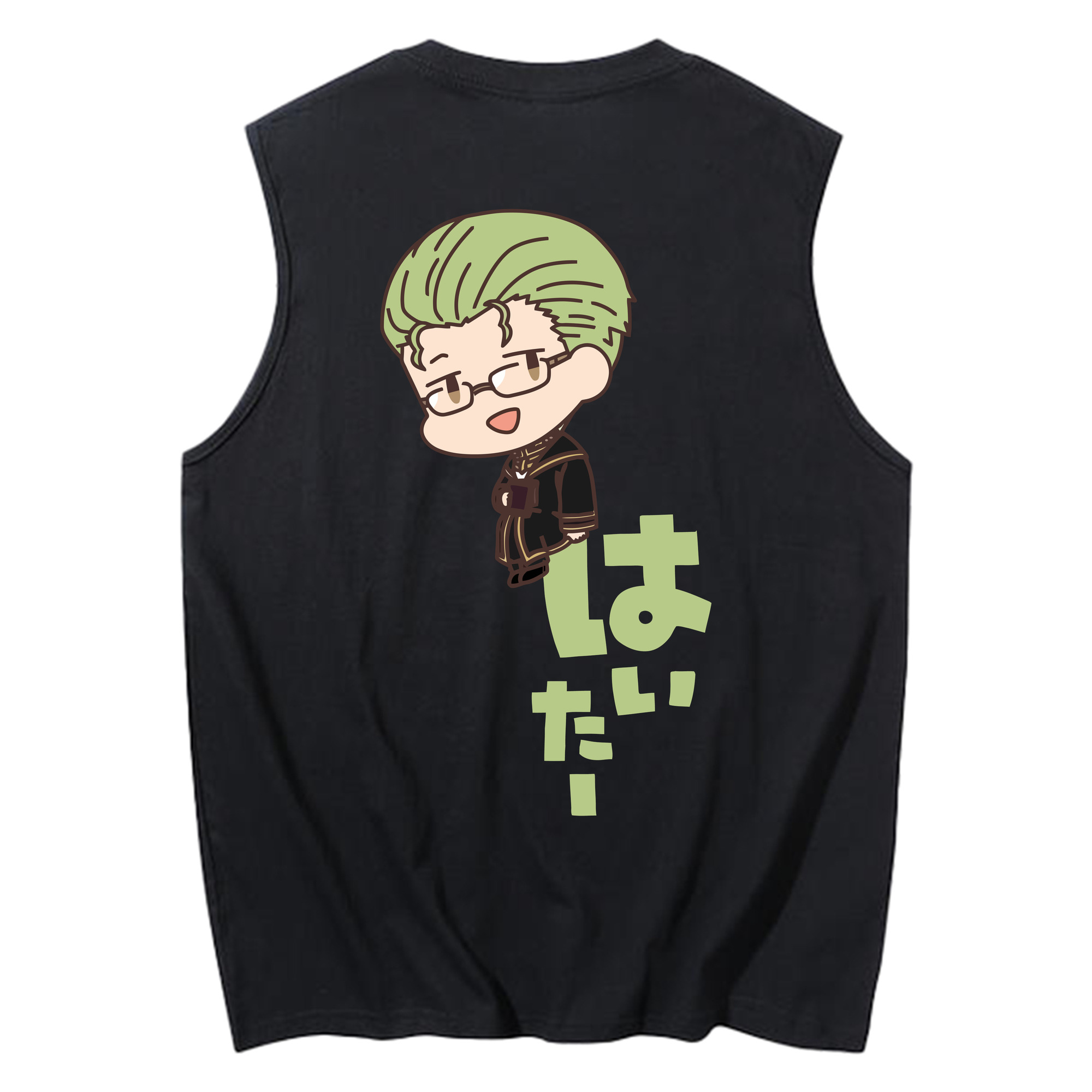 （画像用） 葬送のフリーレン Frieren コットン100％タンクトップ（背面プリント）