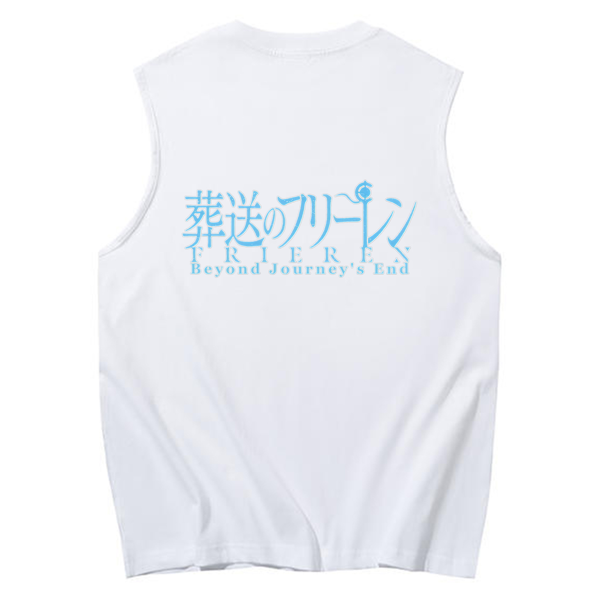 （画像用） 葬送のフリーレン Frieren コットン100％タンクトップ（背面プリント）