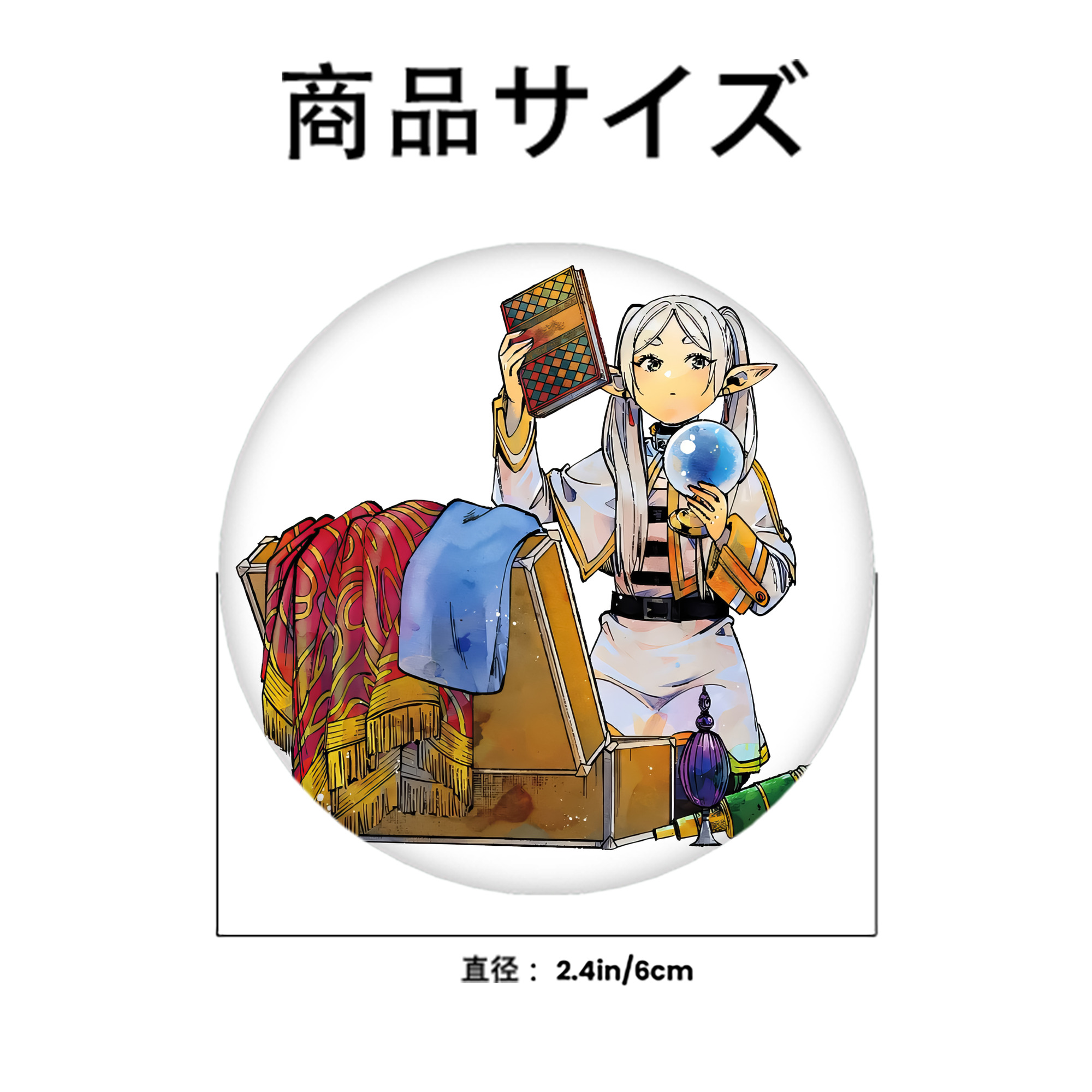 葬送のフリーレン Frieren 6cm 缶バッジ 複数セット