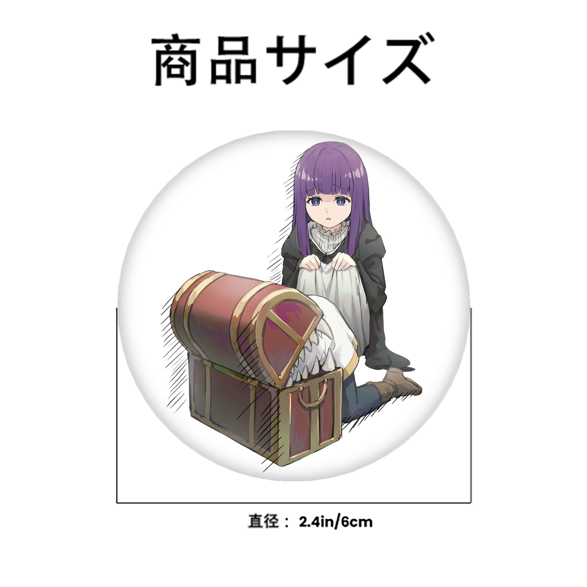 葬送のフリーレン Frieren 6cm 缶バッジ 複数セット